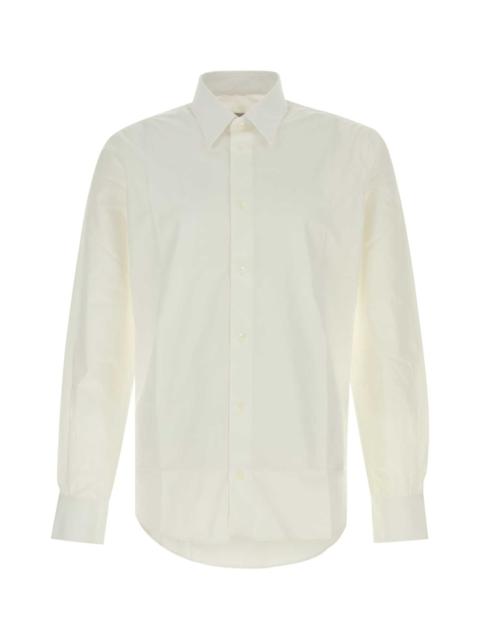 AMI Paris Ami Men White Poplin Shirt