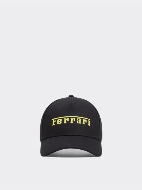 Ferrari Baseball cap with rubberized Ferrari logo