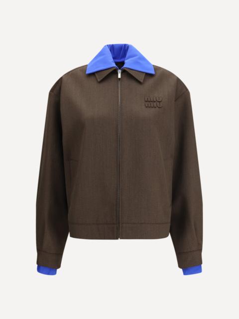 Miu Miu Cover-fabric Blouson