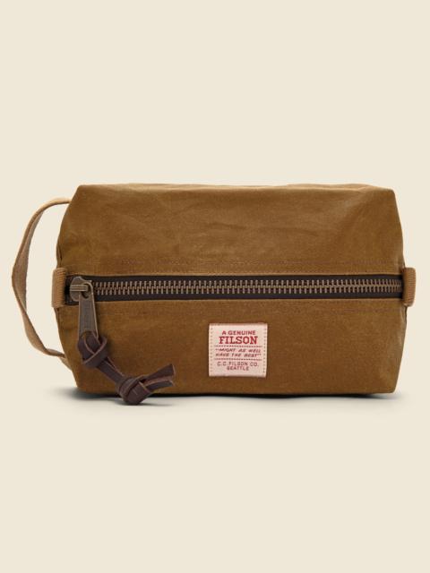 FILSON Tin Cloth Travel Kit - Dark Tan