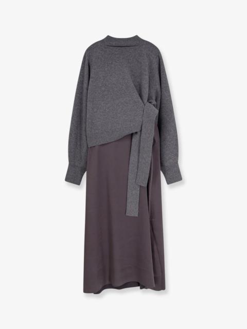 BOSS Boss Flalina Dress With Virgin Wool And Cashmere Sweater