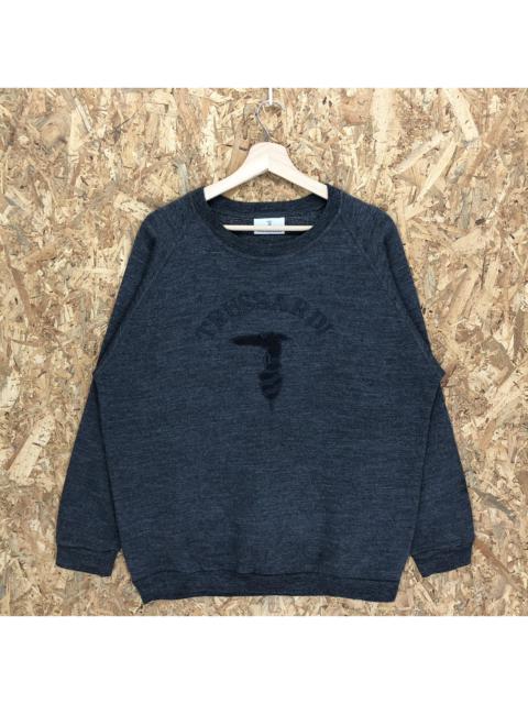 Other Designers Vintage - Vintage Trussardi Italy Big Logo Crewneck Sweatshirt