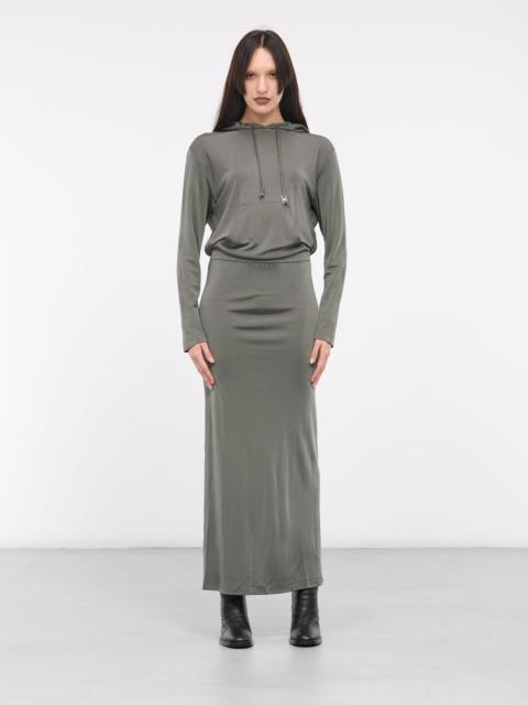 Dion Lee Gathered Hoodie Dress