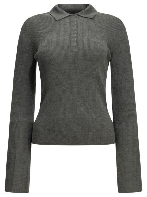 Max Mara Max Mara Cashmere Polo Shirt Grey Women