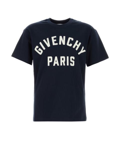 Givenchy Dark blue cotton t-shirt