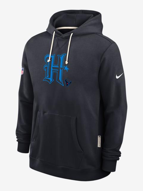 Nike Houston Texans Alt Offensive Set Play Sideline Men's Nike Dri-FIT NFL Pullover Hoodie