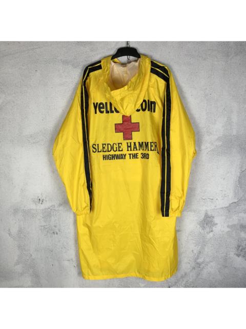 Other Designers Vintage - Yellow Corn Sledge Hammer Raincoat Packable Jacket
