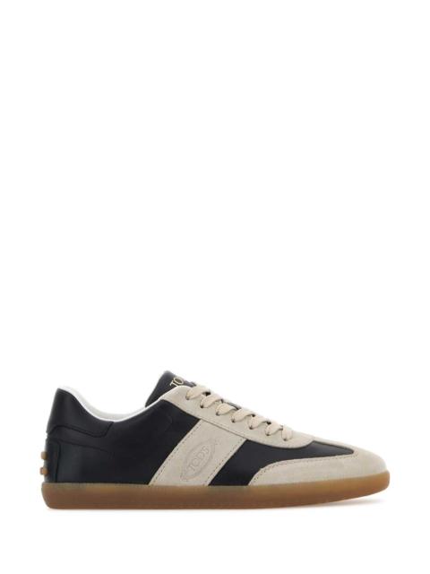 Tod's Tod's Women Two-Tone Leather And Suede Sneakers