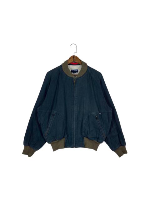 Other Designers Vintage Sergio Tacchini Cotton Bomber Jacket