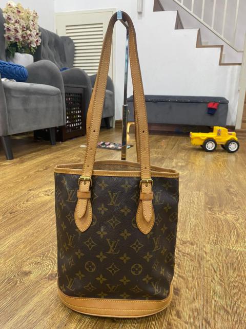 Authentic Louis Vuitton Monogram PM Bucket Bag