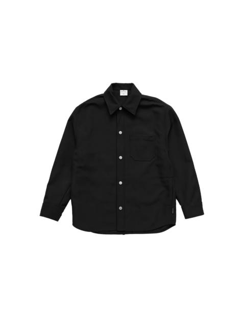 courrèges Courreges Retro Twill Oversized Shirt Black
