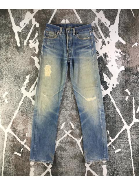 Other Designers Vintage - Vintage Levis 501 Jeans Rusty Ripped Denim KJ2452