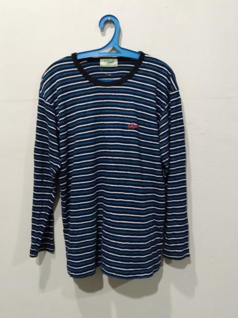 Other Designers Vintage 90s Crocodile Striped Polycotton Shirts