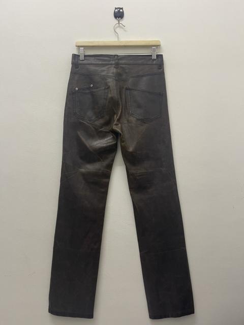 Other Designers Le Grande Bleu (L.G.B.) - Rare Vintage MITSUMINE Leather Look Pant