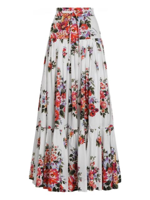 Dolce & Gabbana Dolce & Gabbana Women Flower Print Long Skirt