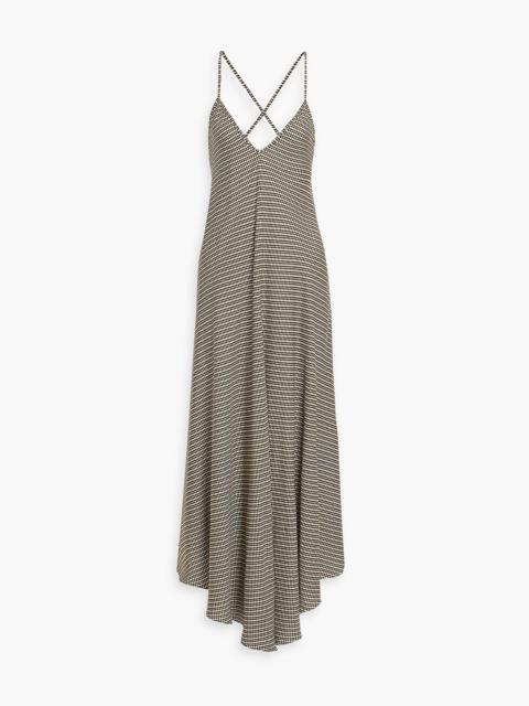 lemlem Aluna printed crepe de chine maxi slip dress