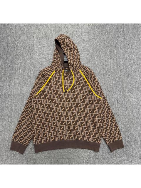 Fendi Double F full print hoodie