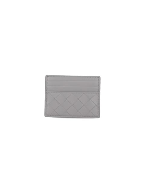 Bottega Veneta WOVEN TWO-TONE CARD HOLDER