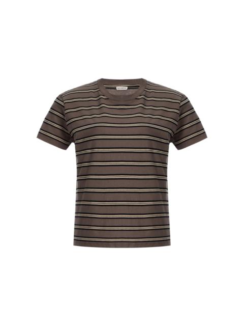 KALLMEYER Kenzie Striped Cotton Jersey T-Shirt grey