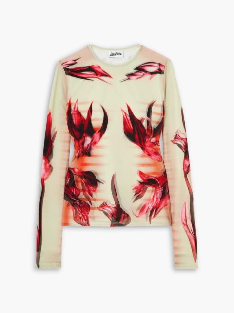 Jean Paul Gaultier Printed stretch-jersey top