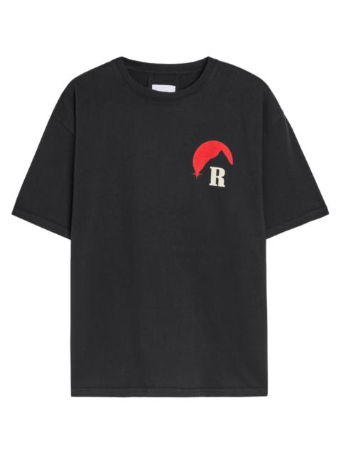 Rhude Rhude Moonlight Regatta Printed Cotton T-shirt