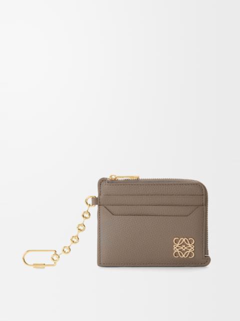 Loewe Anagram square coin cardholder in pebble grained calfskin