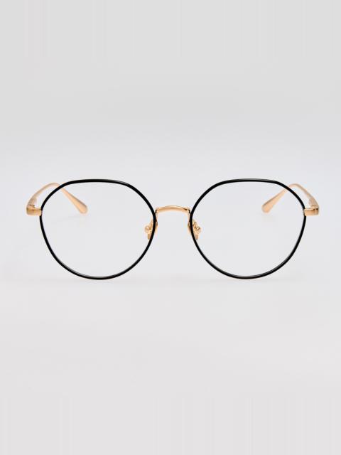 LINDA FARROW Isla Optical in Matt Champagne