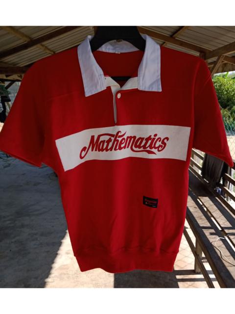 Other Designers Japanese Brand - Red Mathematics Bigsports Tokyo Rugby Polo