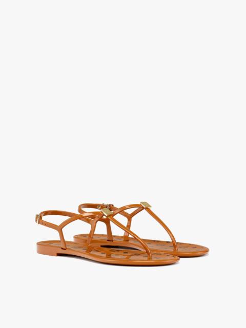 Monogram Jelly Sandals