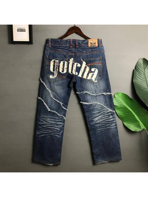 Other Designers GOTCHA Distressed Patch Denim