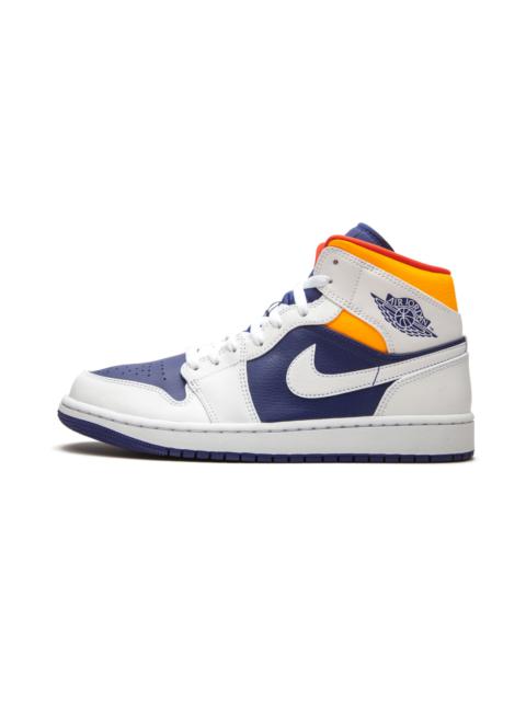 Jordan Air Jordan 1 Mid "Royal Blue / Laser Orange"