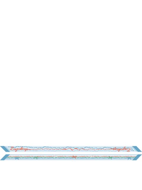 Longchamp Rubans Longchamp Headband Lagoon - Silk