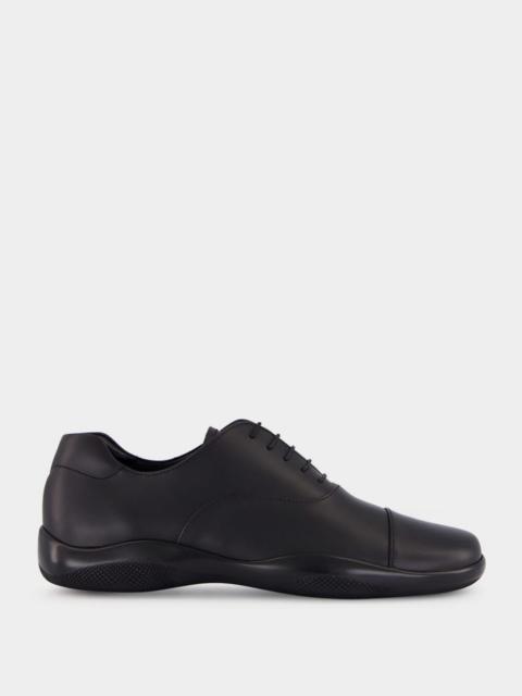 Prada Prada Men Toblach Leather Sneakers Prada