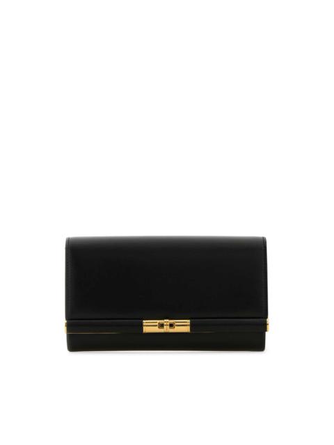 Dolce & Gabbana Dolce & Gabbana Black Leather Marlene Clutch