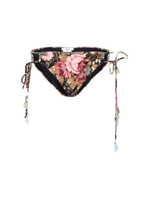 ビキニ CHLOE Rose bikini briefs Chloé ROSE BIKINI BRIEFS | sugar | REVERSIBLE