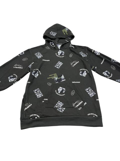 Other Designers If Six Was Nine × Japanese Brand × Le Grande Bleu (L.G.B.) - ANAP GIRL FULL PRINT POEM HOODIE