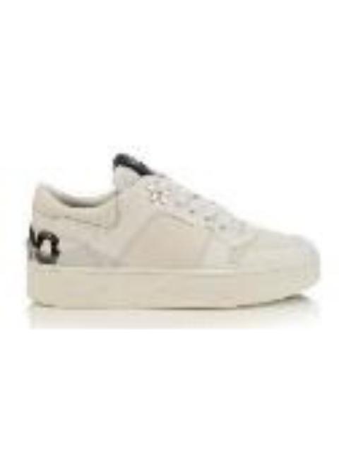 JIMMY CHOO Jimmy Choo Florent/F Calf Canvas Low-Top Sneakers