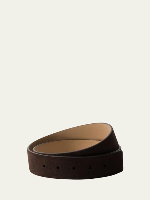 Prada Men's Suede Belt Strap