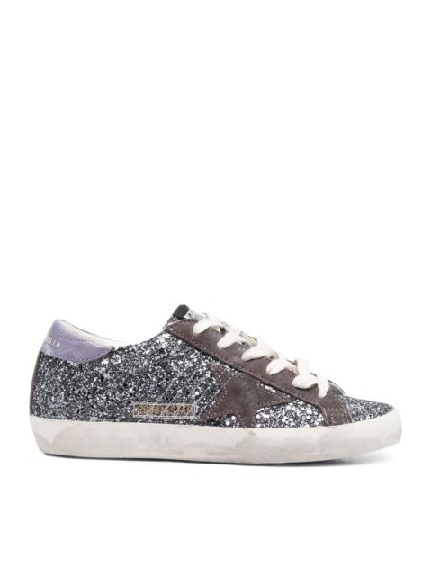 Golden Goose SUPER-STAR SNEAKERS WITH GLITTER