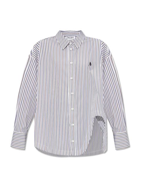 THE ATTICO The Attico Shirt With A Striped Pattern