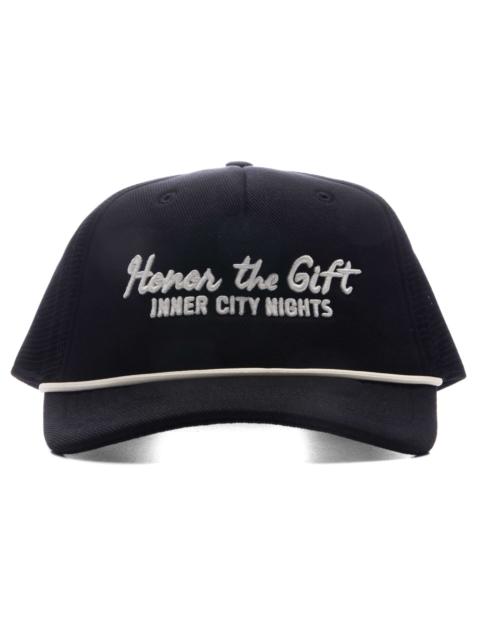 HONOR THE GIFT CITY NIGHTS TRUCKER CAP - BLACK