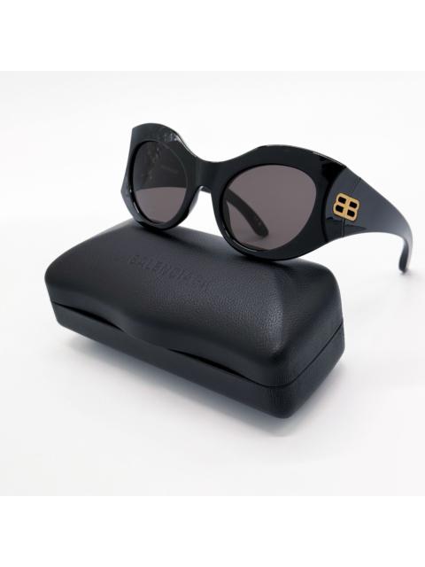 BALENCIAGA NEW BALENCIAGA BB0256S 001 SUNGLASSES BLACK BUTTERFLY WOMEN