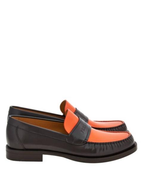 FERRAGAMO Ferragamo Fort Signature Leather Loafers, Size 9 EE