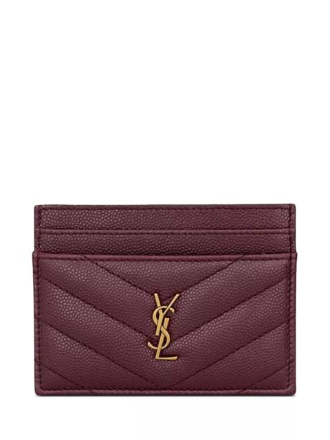 SAINT LAURENT Cassandre Matelasse Card Case
