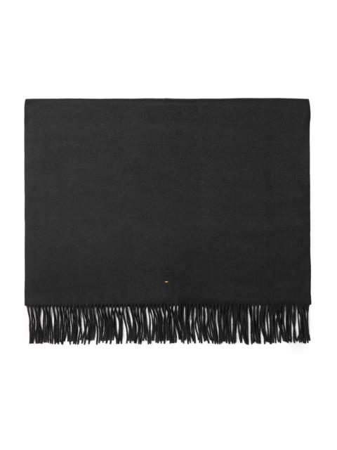 Santoni Black cashmere scarf