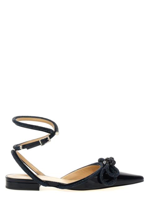 MACH & MACH Mach & Mach Women 'Double Bow' Ballet Flats