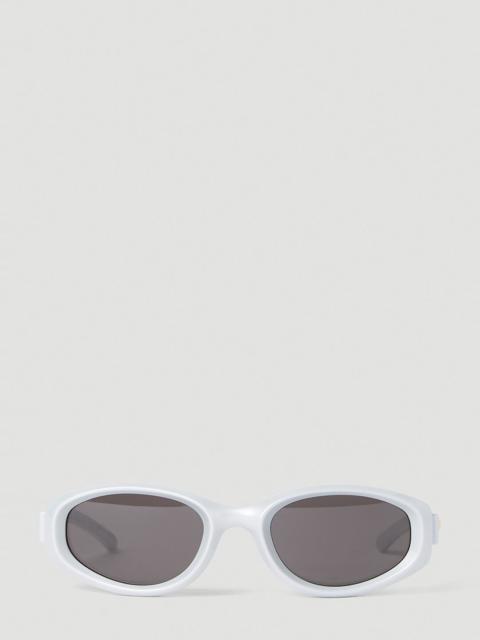 Bottega Veneta Arch Oval Sunglassses