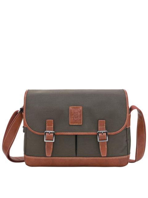Longchamp Boxford L Crossbody bag Brown - Canvas