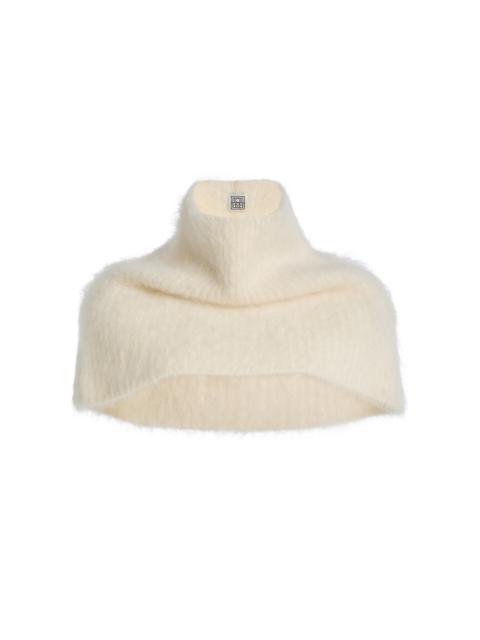 TOTEME Funnel Alpaca-blend Neck Warmer white