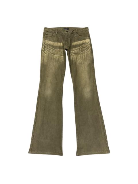 Other Designers Morgan Homme Moleskin Denim Flare Jeans